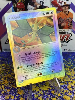 Pokemon TCG - EX Dragon - Rare - Reverse Holo - Vibrava - 22/97 - Mint - Image 2
