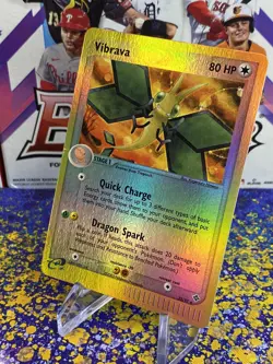 Pokemon TCG - EX Dragon - Rare - Reverse Holo - Vibrava - 22/97 - Mint - Image 3