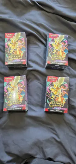 x4 Pokemon TCG: Mega Evolution-Ascended Heroes Booster Bundle (6 Packs) - Image 1