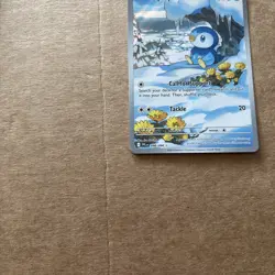 Piplup Illustration Rare Pokemon card (098/094) from the Phantasmal Flames NM/M - Image 5