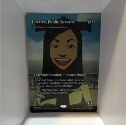 Magic: The Gathering Joo Dee, Public Servant Legendary Creature Blue Avatar Card - Image 1