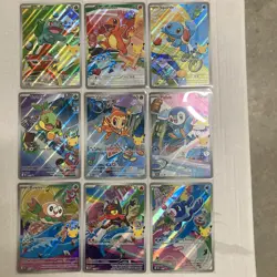 Pokemon First Partner Illustration Collection 9 Card Set Series 1 Promo ALL NM! - Image 1