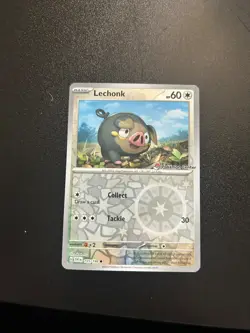 POKEMON CENTER STAMPED LECHONK 155/198 promo card SVI 2023 Pokemon TCG - Image 1