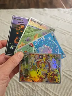 4 Pokemon Fan Art Cards (Various Sets) - Image 1