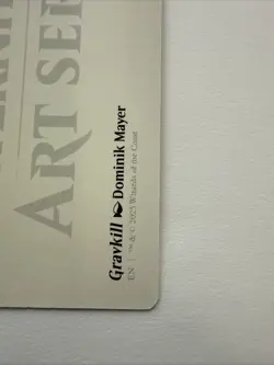 Gravkill Art Card Art Series 14/54 EOE MTG NM - Image 3