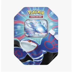 Pokemon TCG Kyogre Tin azure legendsTrading Card Game Standard Size Collectible - Image 1