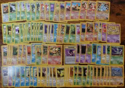 Pokemon Gym Challenge Gym Heroes Bulk Lot of 92x C/UN Pokemon Cards LP +/- - Image 1