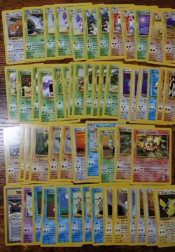 Pokemon Gym Challenge Gym Heroes Bulk Lot of 92x C/UN Pokemon Cards LP +/- - Image 2