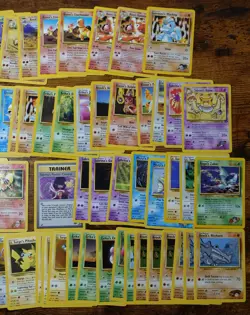 Pokemon Gym Challenge Gym Heroes Bulk Lot of 92x C/UN Pokemon Cards LP +/- - Image 3
