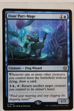 Dour Port-Mage - BLB #47 | NORMAL | NM | MTG - Image 1