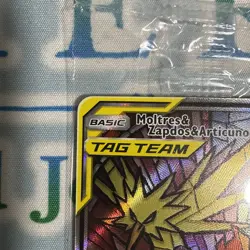 Moltres & Zapdos & Articuno GX SM210 Promo Tag Team Pokemon Card New & Sealed - Image 3