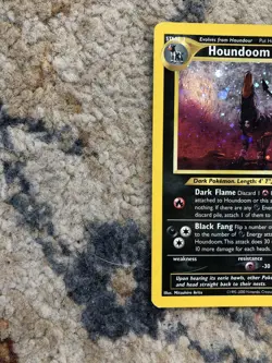 Pokemon TCG Houndoom 8/64 Neo Revelation Holo Rare HP70 Moderately Played Card - Image 5