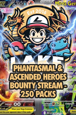 Pokemon Cards - 4x Pack (Phantasmal Flames Or Ascended Heroes) - eBay Live 97 - Image 1