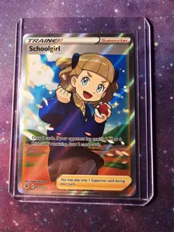 Schoolgirl 262/264 Fusion Strike NM Full Art Ultra Rare Pokemon Card - Image 1