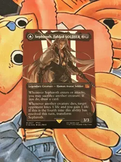 MTG Final Fantasy - Sephiroth + Cloud - Surge FOIL - NM #0527 English 2 Cards - Image 2