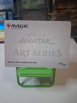 Phoenix Fleet Airship Art Card Gold Stamped MTG Avatar The Last Airbender - Image 2