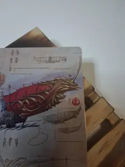 Phoenix Fleet Airship Art Card Gold Stamped MTG Avatar The Last Airbender - Image 5