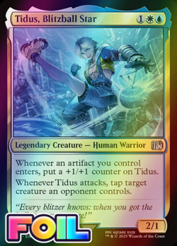 x1 Tidus, Blitzball Star FOIL FIN Final Fantasy MTG 246 M/NM 1x - Image 1