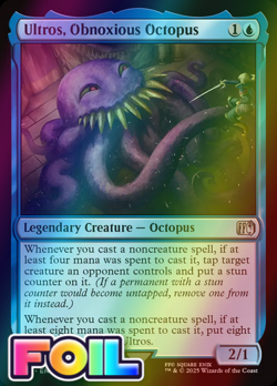x1 Ultros, Obnoxious Octopus FOIL FIN Final Fantasy MTG 83 M/NM 1x - Image 1