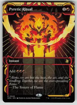 Pyretic Ritual Rare Secrets of Strixhaven: Mystical Archive 46 MTG NM 2026 - Image 1