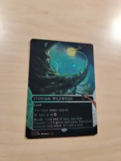 Stirring Wildwood - 129 - MTG: Edge of Eternities - Borderless - GALAXY FOIL - Image 3