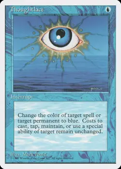 Thoughtlace (107) – Fourth Edition 4ED – MTG Magic the Gathering - Image 1