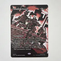 Magic: The Gathering Doubling Season M0011 TMNT Kevin Eastman Enchantment - Image 1