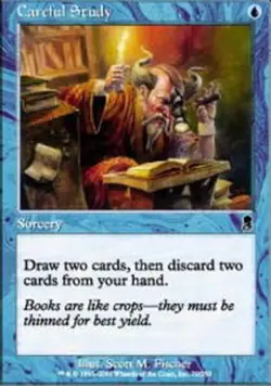 1x Careful Study Heavy Play MTG Magic - Kid Icarus - - Image 1