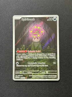 Spiritomb 148/132 Mega Evolution Illustration Rare Pokemon TCG - Image 1