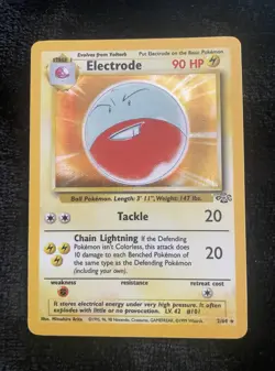 Pokemon TCG Electrode Base Set Holo Rare 2/64 90 HP Unlimited English - Image 1