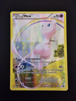 Pokemon Mew XY110 XY Promo Full Art Holo Basic HP 70 2016 LP/MP - Image 1