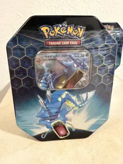 Pokemon Hidden Fates Gyarados GX Sealed Deck Tin Lot of 3 - Image 2