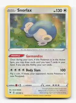 Pokemon TCG - Snorlax 131/185 Near Mint Holo Rare Vivid Voltage - Image 1