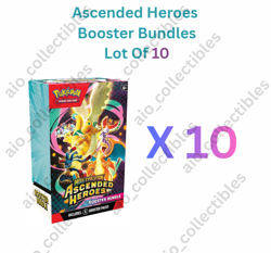 Pokemon TCG : Ascended Heroes Booster Bundle Lot of 10 (Preorder) - Image 1