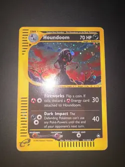 2003 Pokemon Aquapolis Houndoom Holo #H11/H32 - Image 1