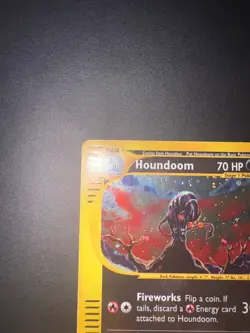 2003 Pokemon Aquapolis Houndoom Holo #H11/H32 - Image 3