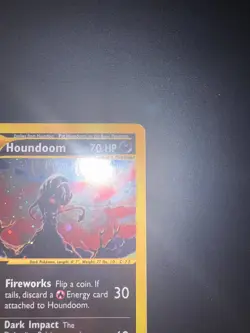 2003 Pokemon Aquapolis Houndoom Holo #H11/H32 - Image 4