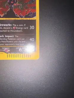 2003 Pokemon Aquapolis Houndoom Holo #H11/H32 - Image 5