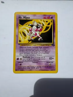 Pokemon TCG Mr. Mime Jungle Rare 22/64 40 NM - Image 1