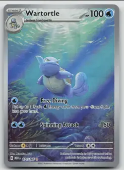 Pokemon Wartortle 171/165 S&V 151 Illustration Rare NM - Image 1