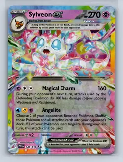 SYLVEON EX - 041/131 041/131 HOLO SV: PRISMATIC EVOLUTIONS POKEMON NM - Image 1