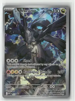 N's Zekrom 031 Holo P ME: Mega Evolution Promo NM Pokemon - Image 1