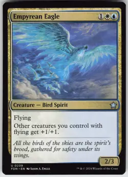 MTG Empyrean Eagle 239 Foundations U Normal NM - Image 1