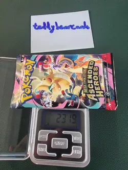 ~23.2g HEAVY Pokemon Ascended Heroes Booster Pack Sealed - Possible God Pack! - Image 1