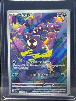 Pokemon TCG Gastly Illustration Rare Holo SV05 Temporal Forces 177/162 NM - Image 3