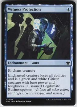 MTG Witness Protection 168 Foundations C Normal NM - Image 1
