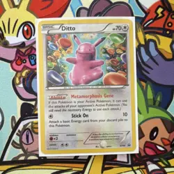 Pokemon Ditto (Pikachu) XY40 XY Promo Holo Basic 70 HP Ability Metamorphosis - Image 1