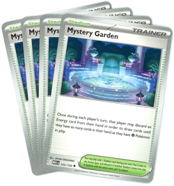 x4 Mystery Garden 122/132 - Mega Evolution - Pokemon - NM/M English - Image 1