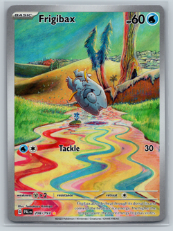 Frigibax Pokemon TCG SV Paldea Evolved Full Art Illustration Rare 208/193 - Image 1