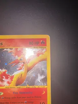2003 Pokemon Skyridge Moltres Holo Rare #H20 - Image 4